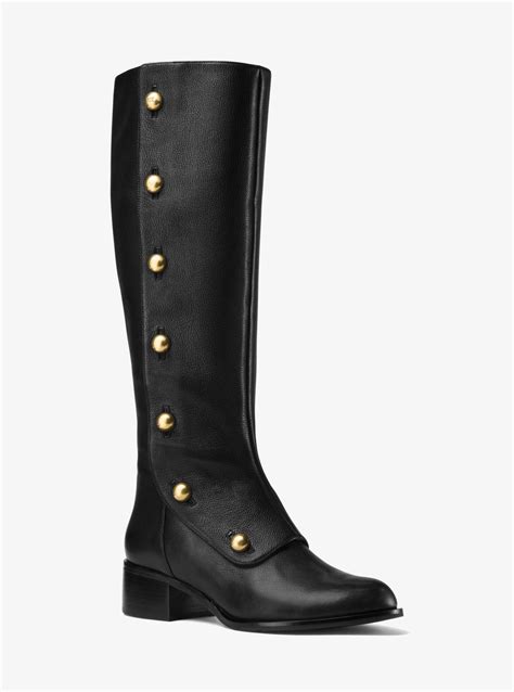 michael michael kors maisie leather boot|MICHAEL Michael Kors Maisie Ankle Boot .